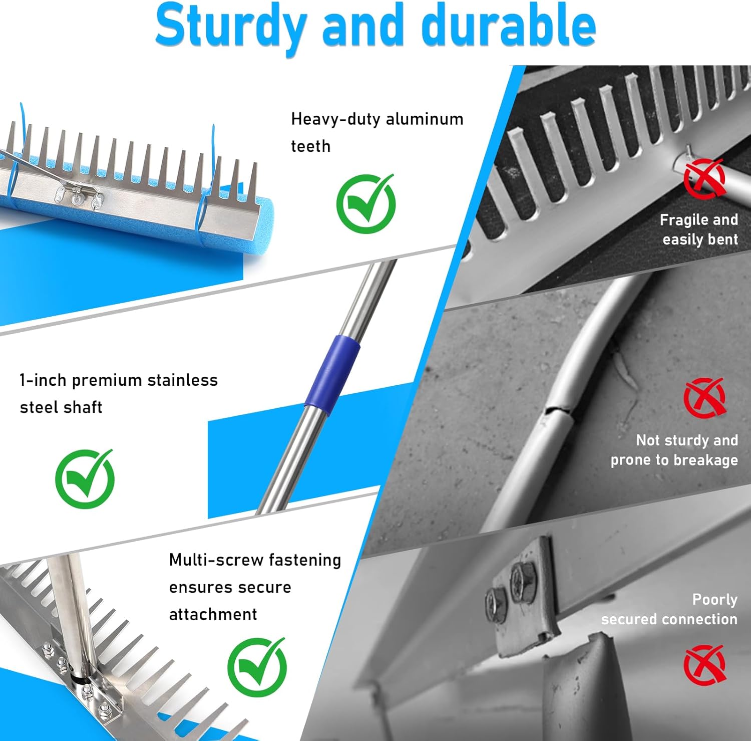 90" Landscaping Rake