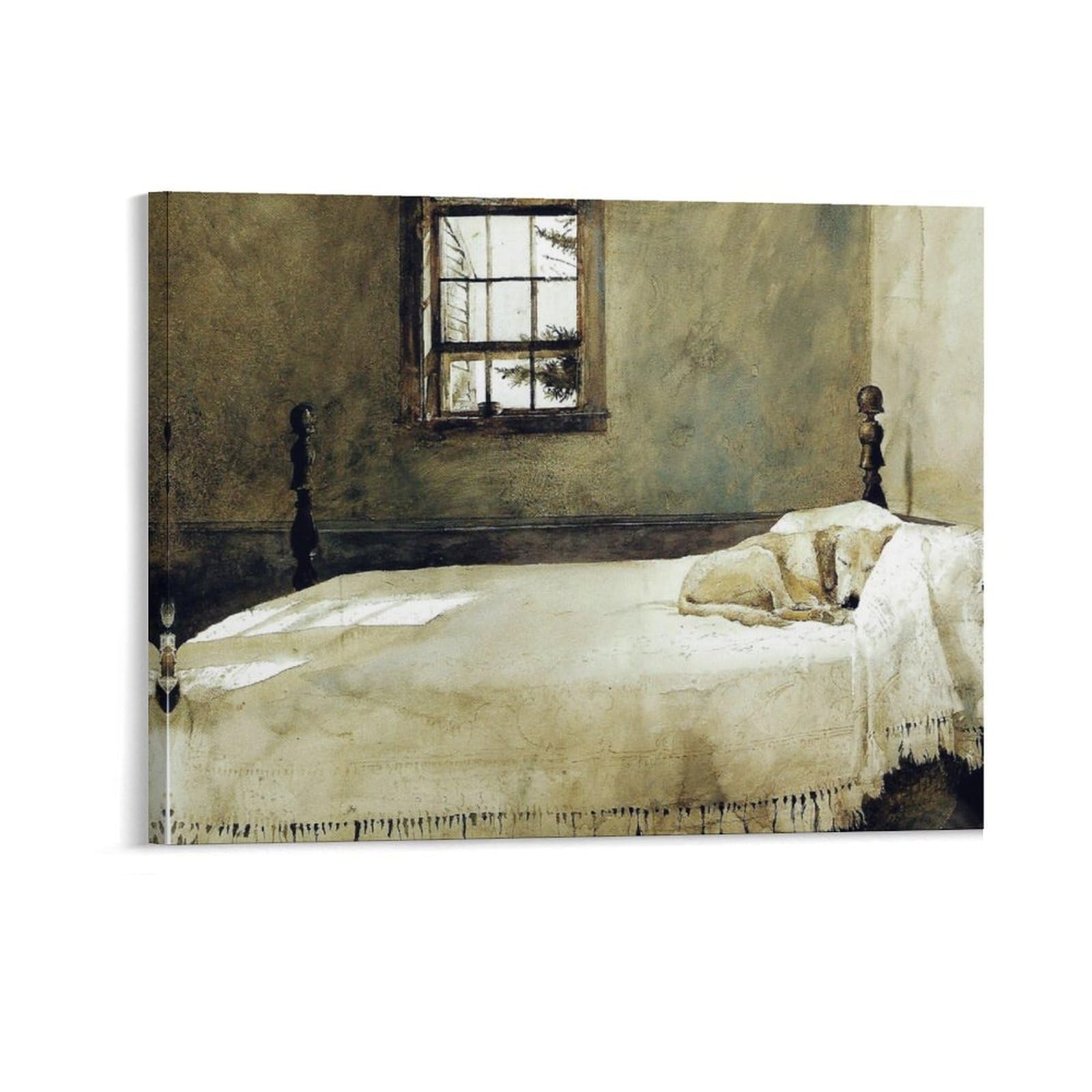 Amazon.com: Andrew Wyeth Prints 《master Bedroom》 Art Paintings