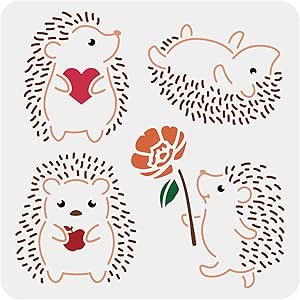 Frosch Libelle Lotus Schablone 30x30cm - Malvorlage Für DIY Projekte