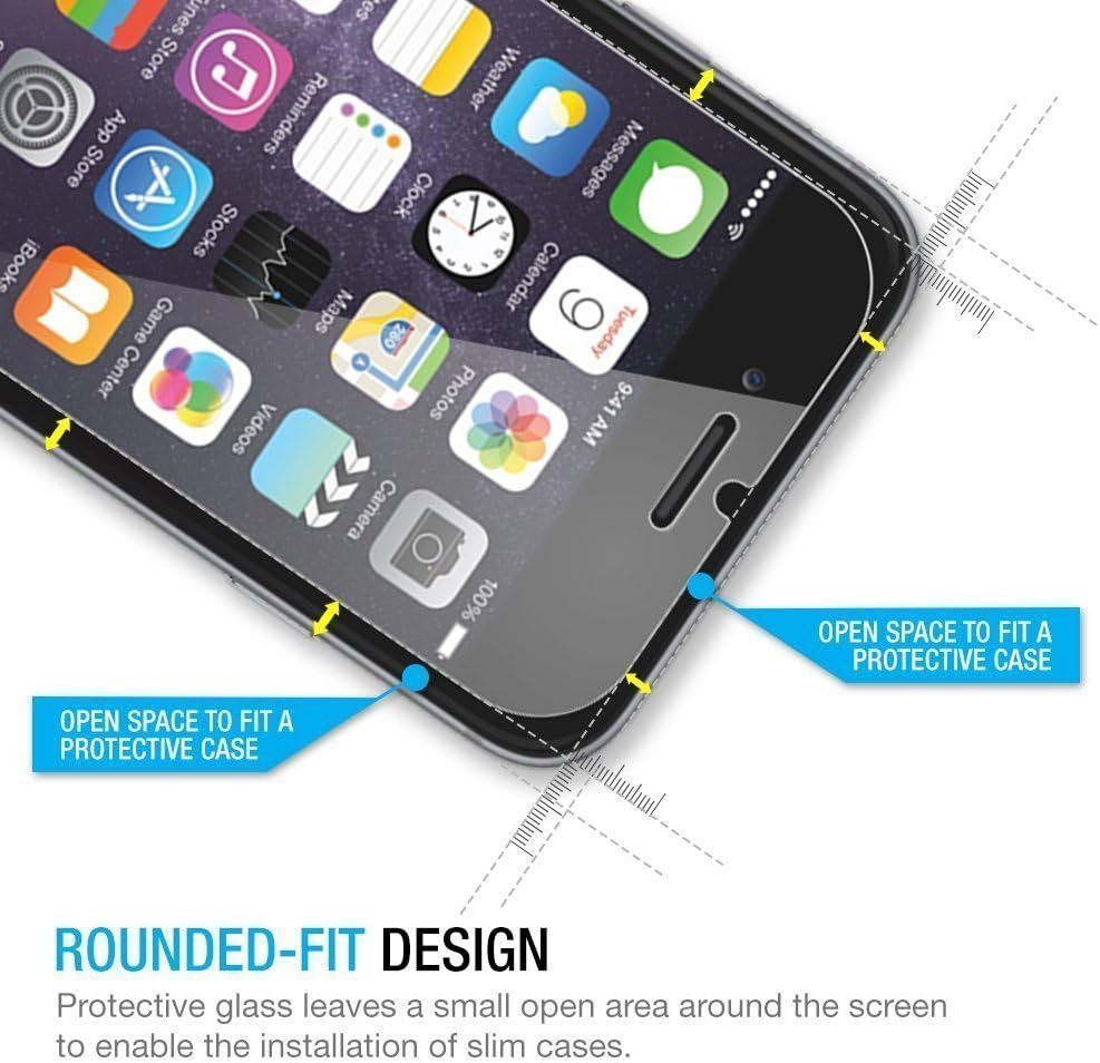 iPhone 6s Plus Screen Protector, NEWELL Ultra-clear Glass Screen Protector High Definition Premium Protective Screen Guard (for iPhone 6 plus / 6s plus)