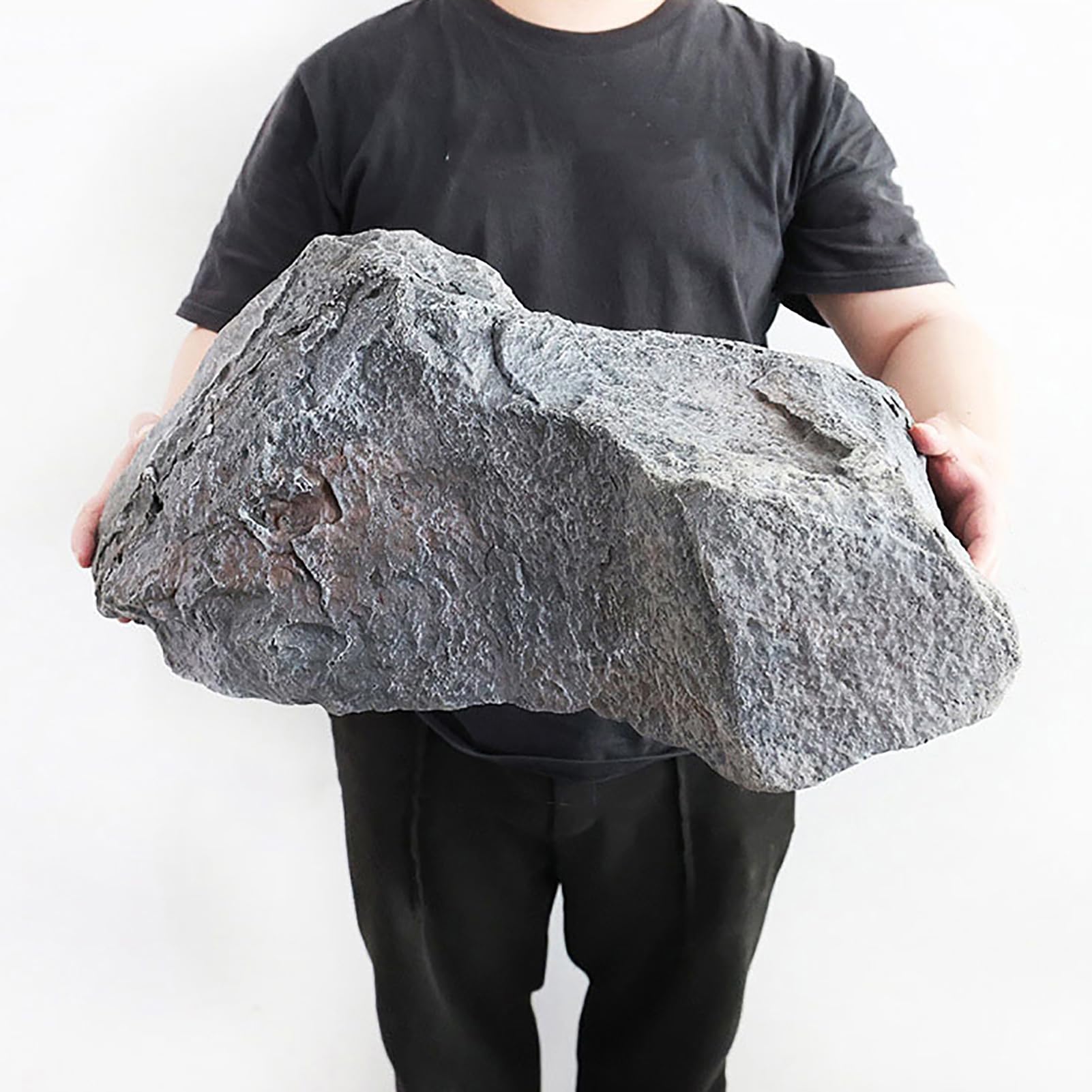 Artificial Boulder Cover, PU Foam Decorative Rock for Outdoor Landscaping, Conceals Well Pumps and Septic Tanks