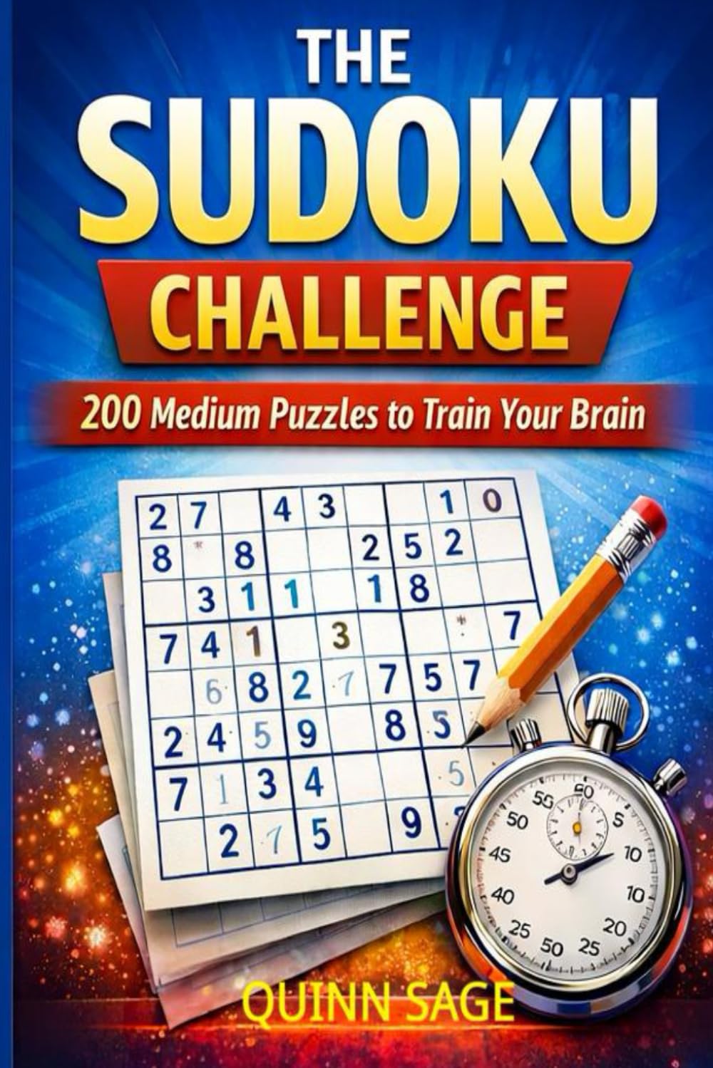 The Sudoku Challenge: 200 Medium Puzzles to Train Your Brain