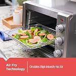 BLACK+DECKER™ Crisp 'N Bake Air Fryer & Toaster, Suitable for 12 "Pizza, Silver