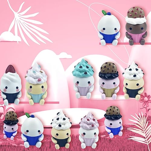 Caja ciega lindas figuras adornos de escritorio, populares figuras de acción coleccionables, diseño aleatorio, caja misteriosa, juguetes, regalo