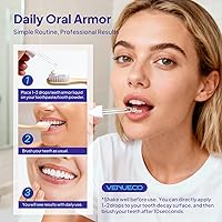 Vista 3 de Protección de la cavidad Líquido de armadura dental: fórmula respaldada por la ciencia fortalece el esmalte con gotas de remineralización Soporte