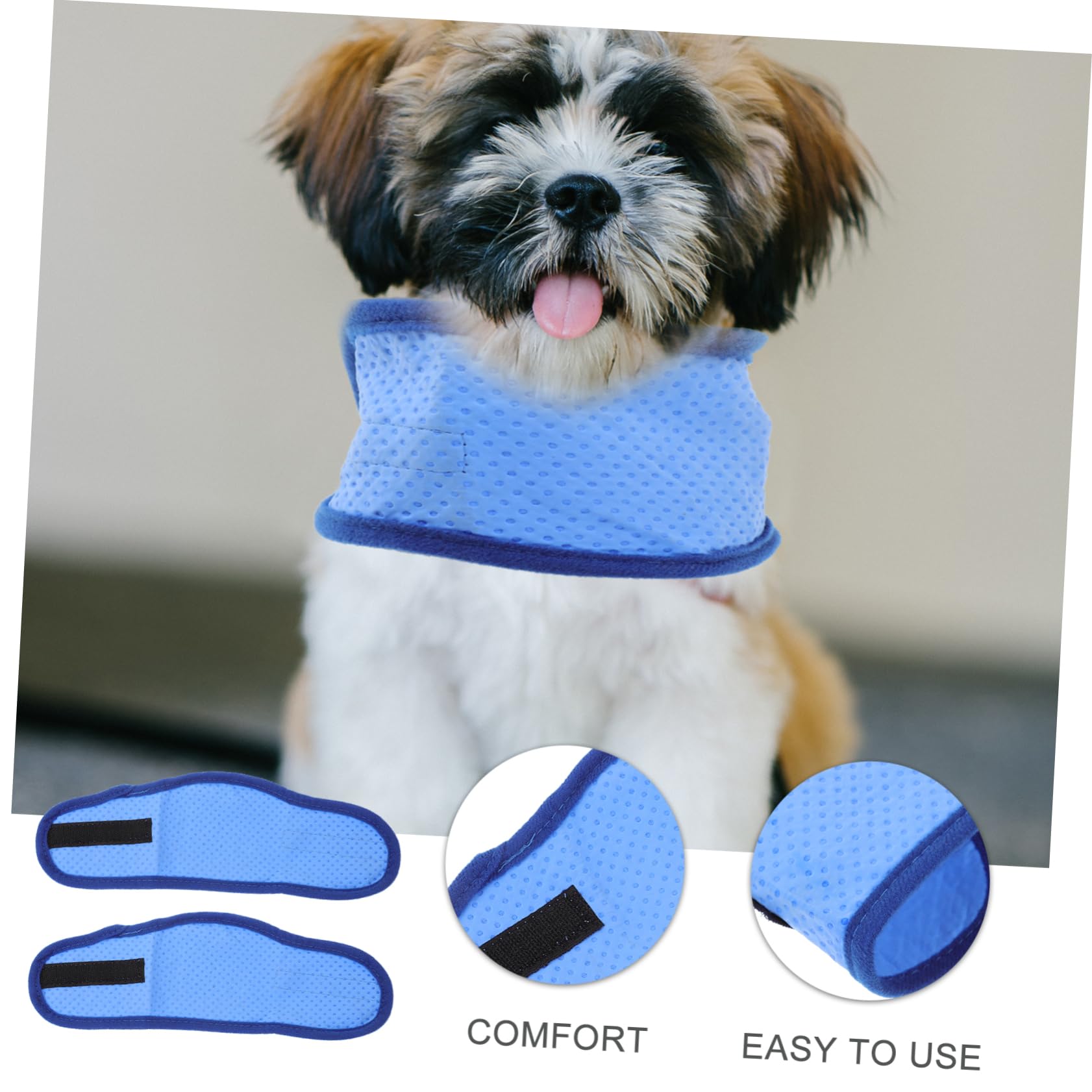 minkissy 6 STK kühlender Schal für Haustiere Eisweste Hundehandtuch Hijab für Hunde Tanktops Muskelshirt Sommerhalsband für Haustiere kühlender Schal für Welpen ädchen Notwendigkeit Vlies