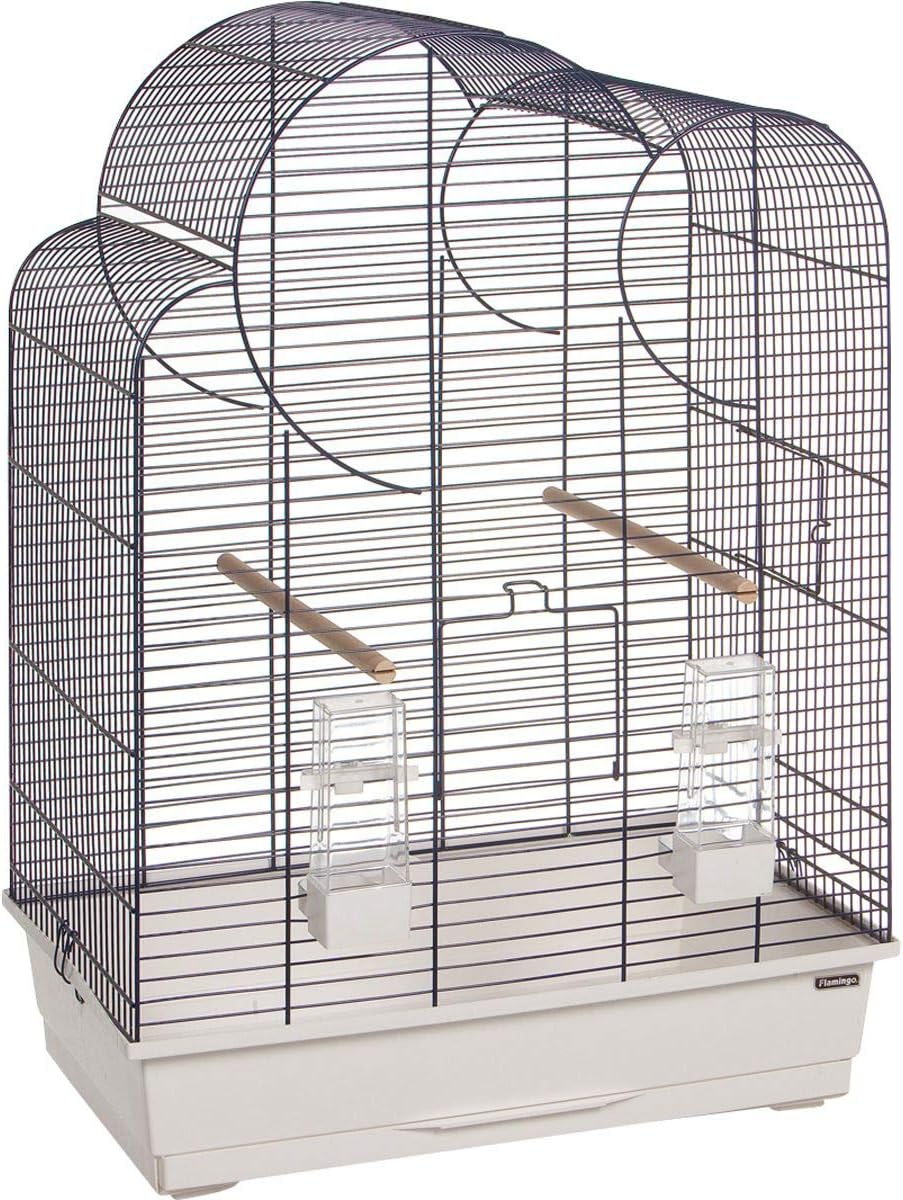 Flamingo Wammer Budgie Cage White/Blue