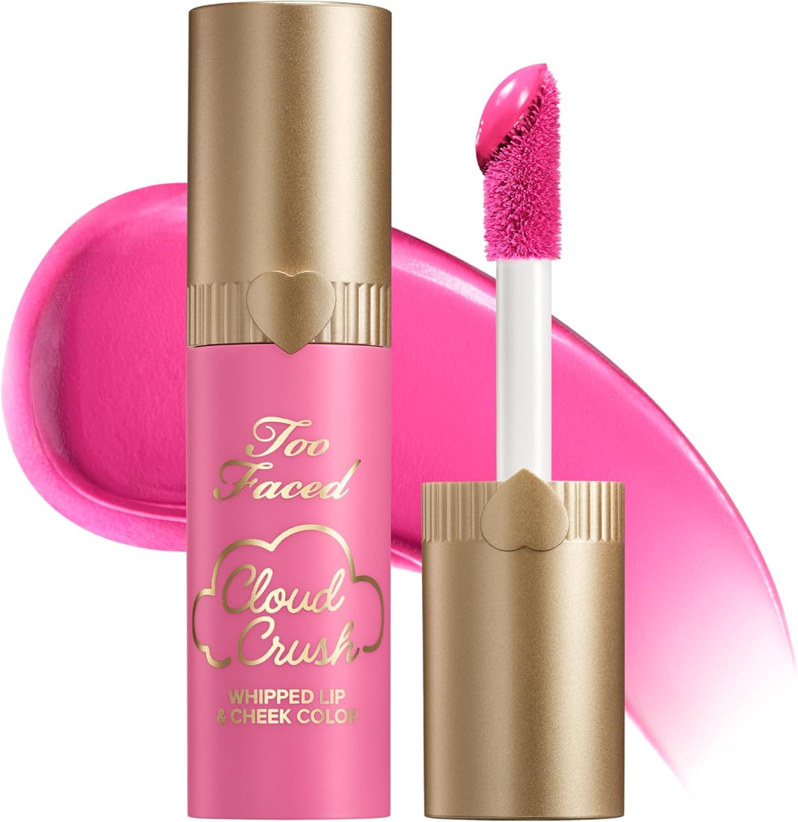 Labios y mejillas batidos Cloud Crush | Fórmula cremosa de usos múltiples con aceite hialurónico para un enjuague suave y de larga duración