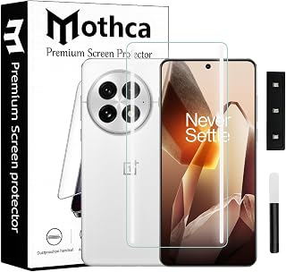 Mothca Curved UV Tempered Glass Screen Protector for OnePlus 13 | Transparent | Pack of 1 | Full Screen Coverage with UV I... Price In India