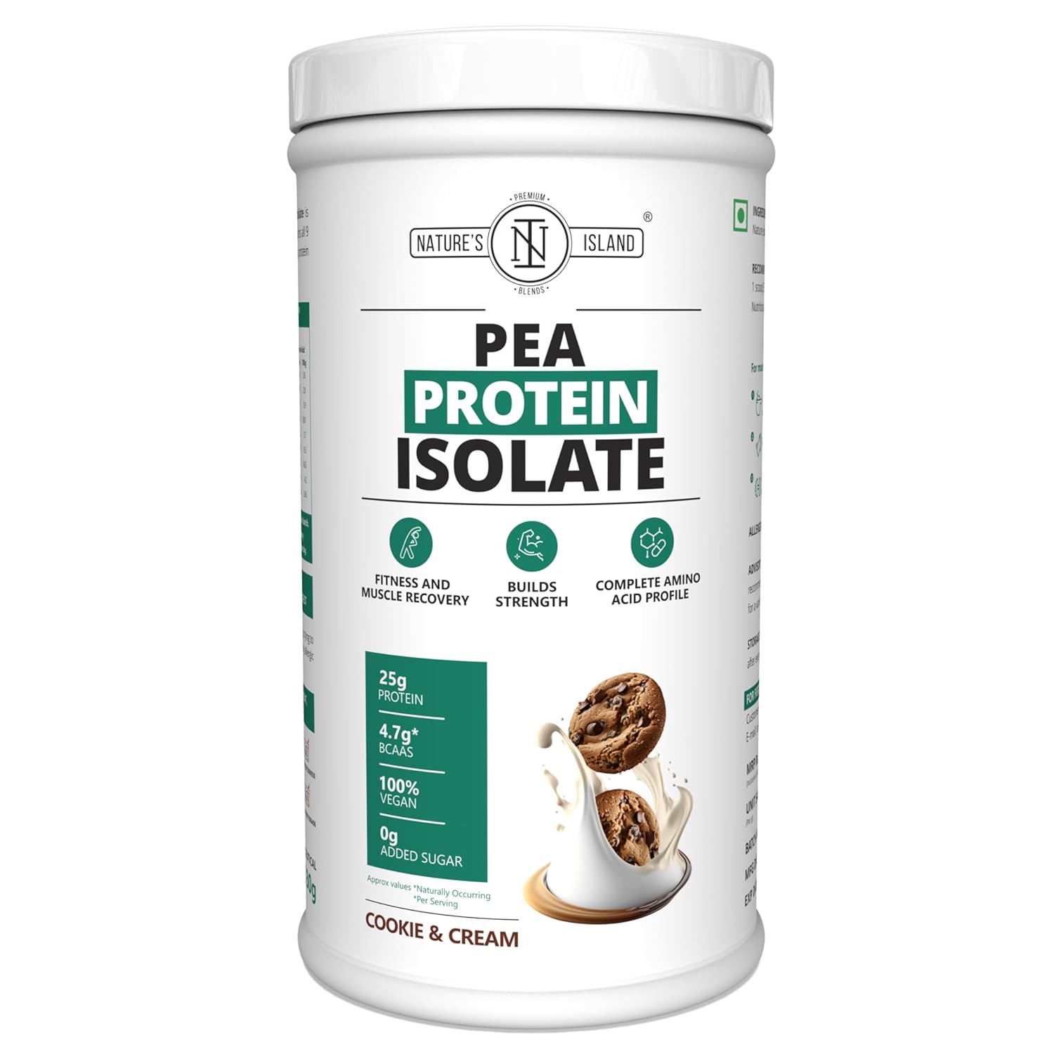 Nature's Island Plant Protein Powder Canadian Pea Protein Isolate