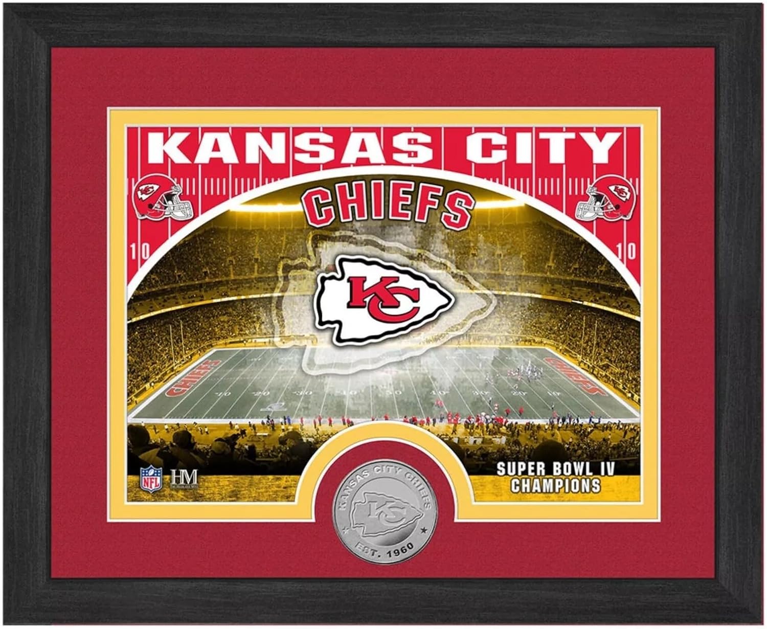 Highland Mint Kansas City Chiefs 9" x 11" Stadium Coin Photo Mint