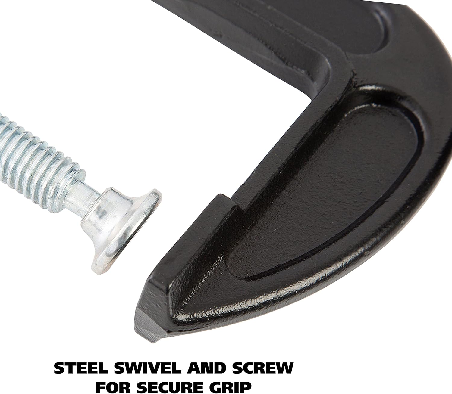 GreatNeck Saw CC6 6-Inch C-Clamp, Automotive and Wood Clamps, Wood Working Tools and Welding Clamps, C Clamps for Home Improvement and Automotive Repair