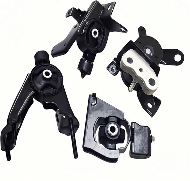Kit com 4 coxins do motor Yllhaoyuan para Toyota Corolla, Matrix e Pontiac Vibe 1.8L – 4 unidades