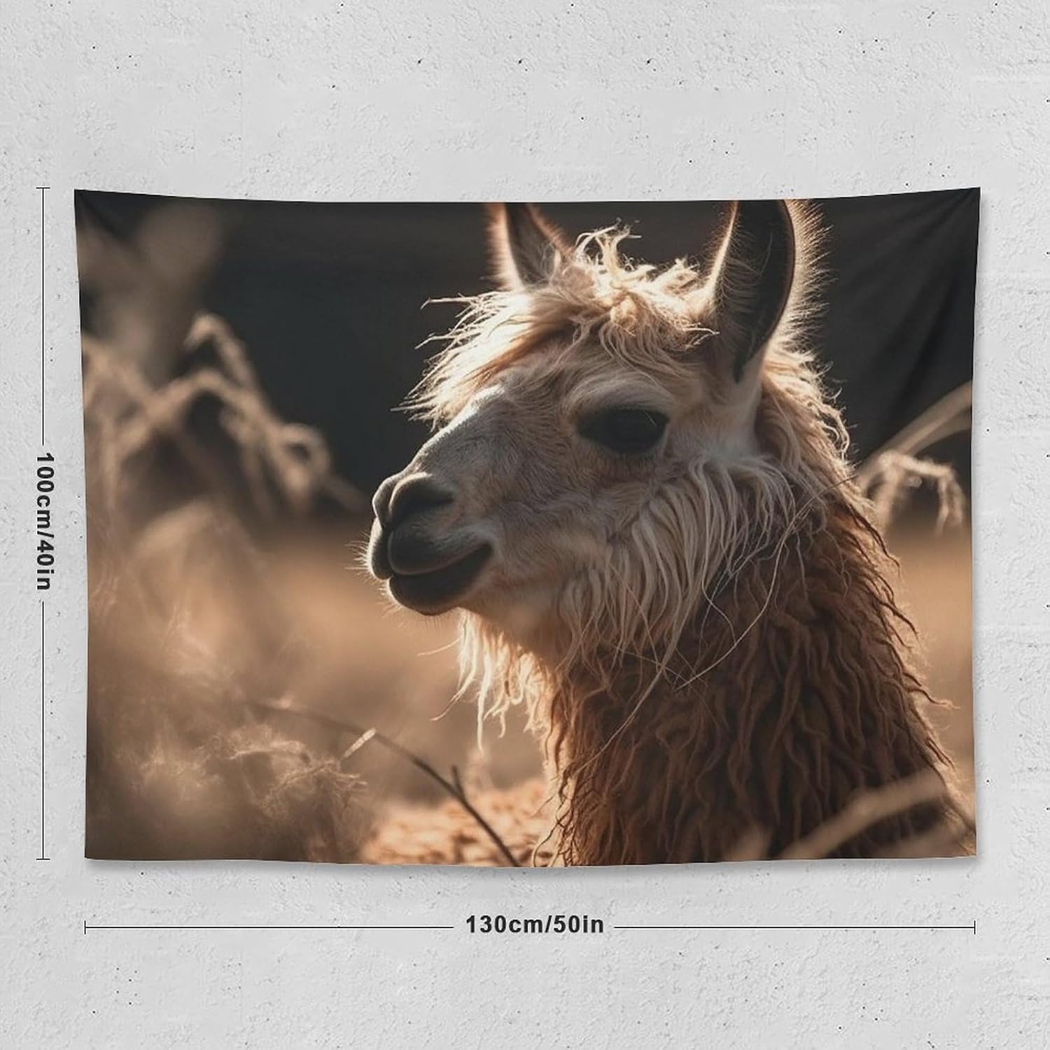 Tapestry Wide Wall Art Hanging Tapestries Lightweight Art Wall Blanket image 2