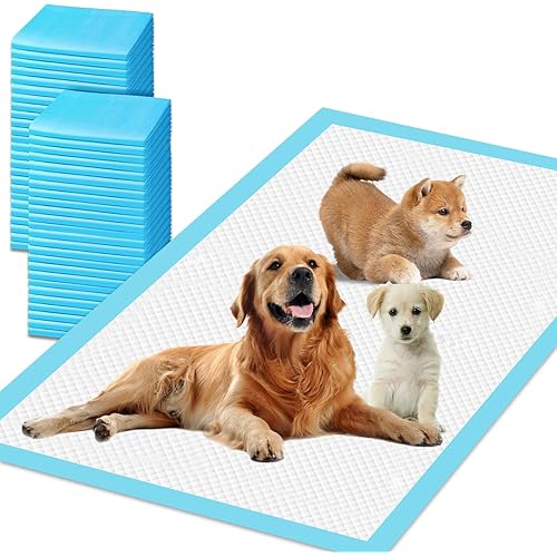 XXXL Puppy Pee Pads for Dogs 31"x55" 40 Count, Extra Large Dog Pee Pads, Leak-Proof & Super Absorbent Dog Pee Pads, Thicken Disposable Potty Pads Puppy Training Pads for Cats Rabbits