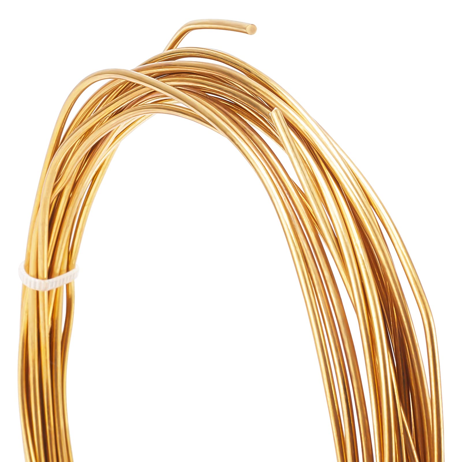 Fil à Bijoux En Laiton Torsadé Doré 0.6mm – 6m Pour Création De Colliers, Bracelets Et DIY