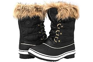 Global Win Women's Waterproof Winter Snow Boots: Conquer the Winter with Style and Warmth