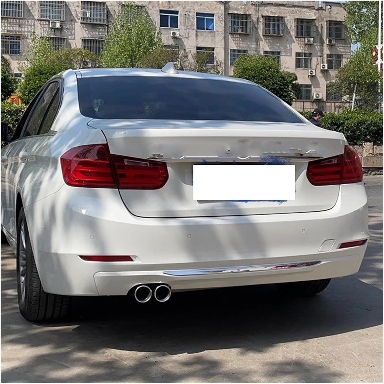 車のテールパイプ 3シリーズ 320i 318i F30 2013-2016用 ステンレス 