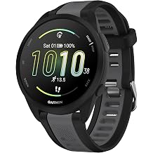 Fit for Garmin Forerunner 165 Watch Bands Women Men, 20mm Durable Soft Silicone Replacement Bands Straps Wristbands watchband Fit for Garmin Forerunner 165 Music