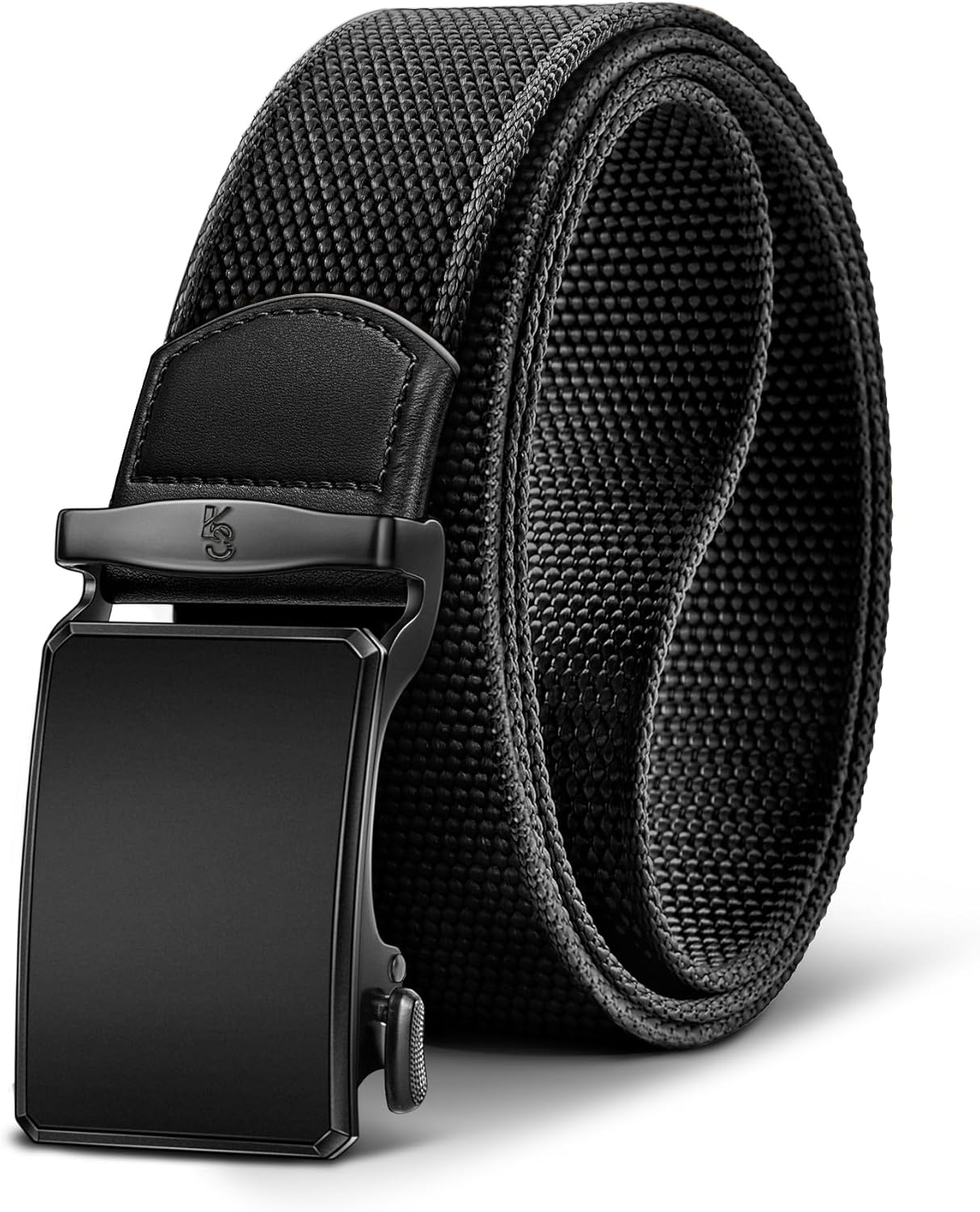 KEMISANT Men Belt,Ratchet Web Belt Stretchy For Men Golf Work Hiking Holster Jeans Casual Pants 1 1/2",Limitless Adjusting