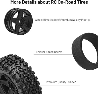 12mm 六角RCホイールとタイヤ ダイトク ラジコンカータイヤ アクシャル SCX10 トラクサス タミヤ レッドキャット エベレスト10 RGT86100 FCX10 YK4102 P407 MN86KS MN82 LC79 MJX H12Y WPL