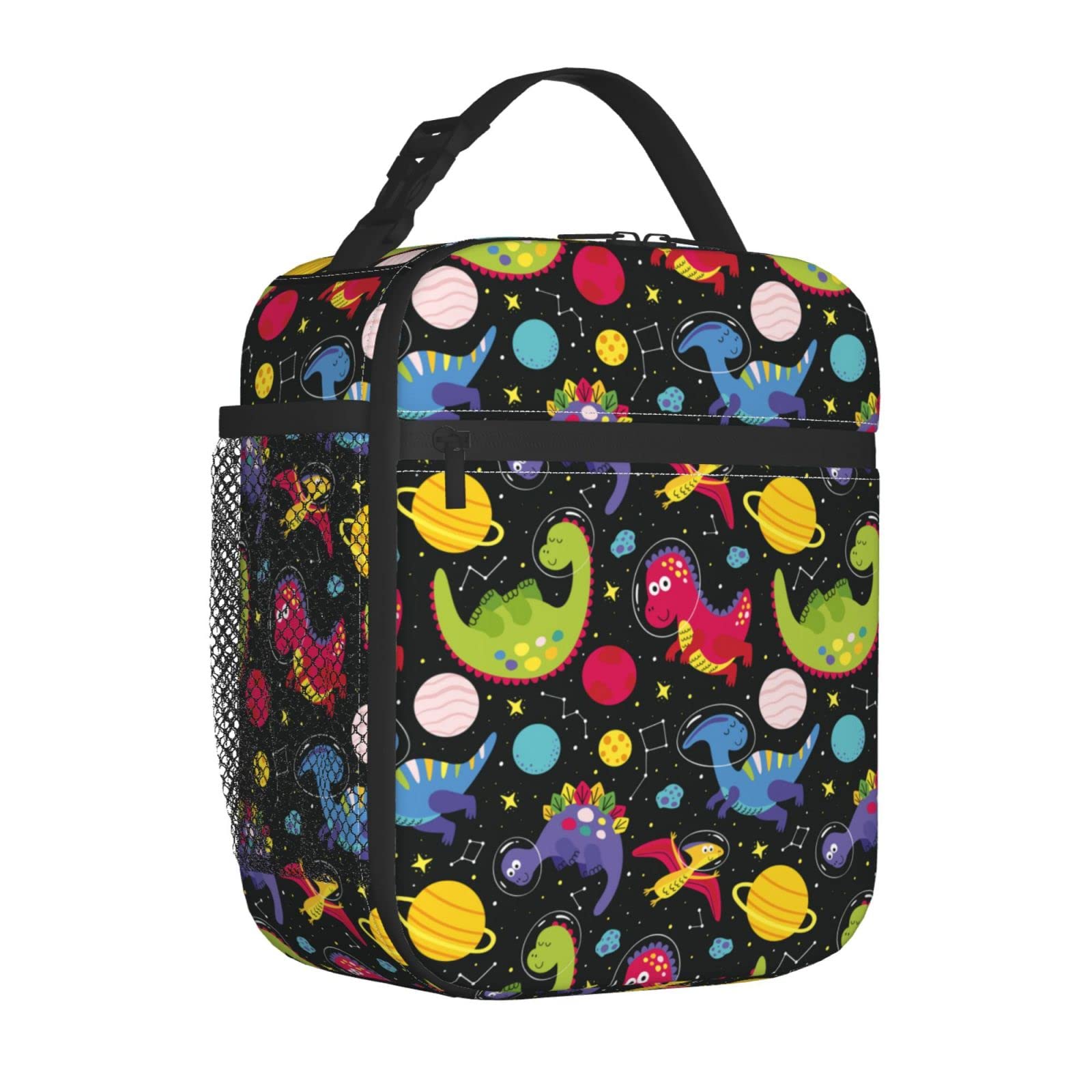 Hulnulnu Kids Lunch Bag, Dinosaur Insulated Lunch Bag, Reusable Portable Cooler Lunch Box - Image 2