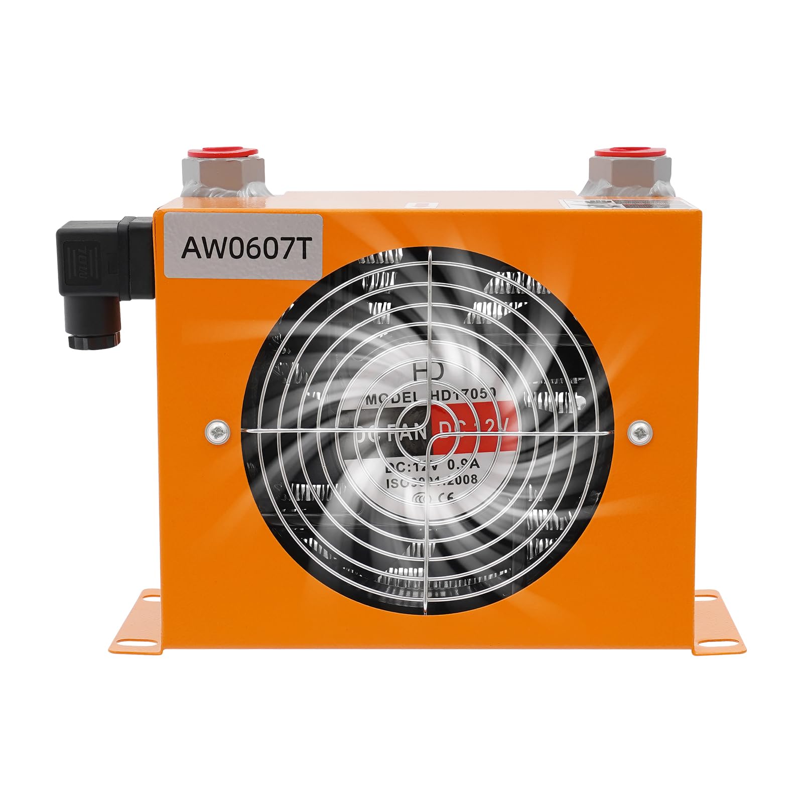 Refrigeratore ad aria idraulico da 12 V, 48 W, 20 l/min, raffreddato ad aria, refrigeratore d'olio con capacità di raffreddamento di 680 kcal/h, per escavatori, macchine agricole, trattori, meccanismi