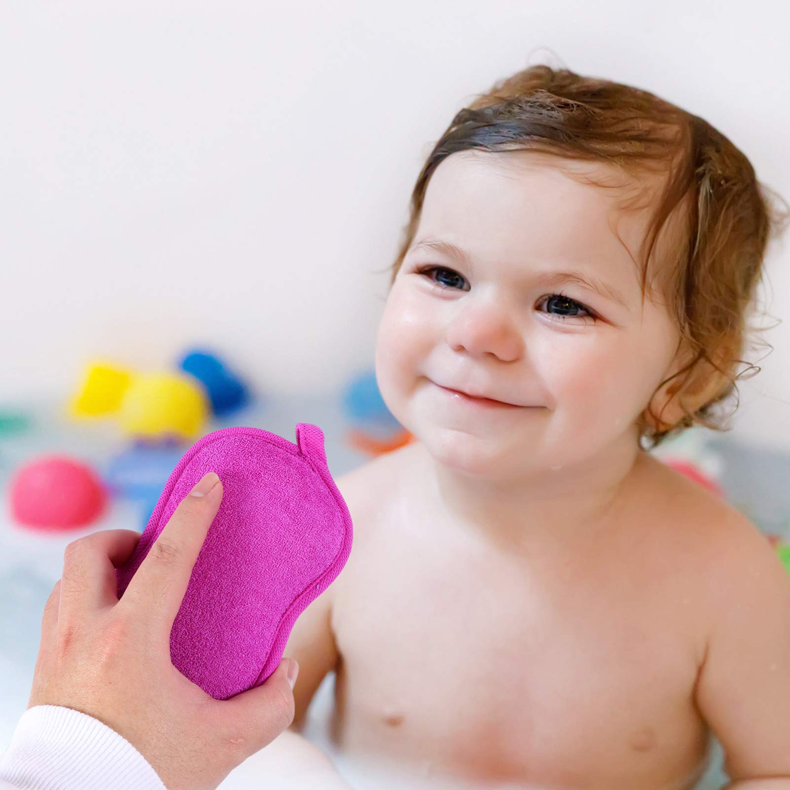 DOITOOL 12 Piezas Esponja De Baño Esponjas Naturales Esponja Para Platos Naturales Toallitas a Granel Esponja Bebe Depurador De Bañera Toallas Suaves Filamento Hombre Cuerpo Toalla De Baño