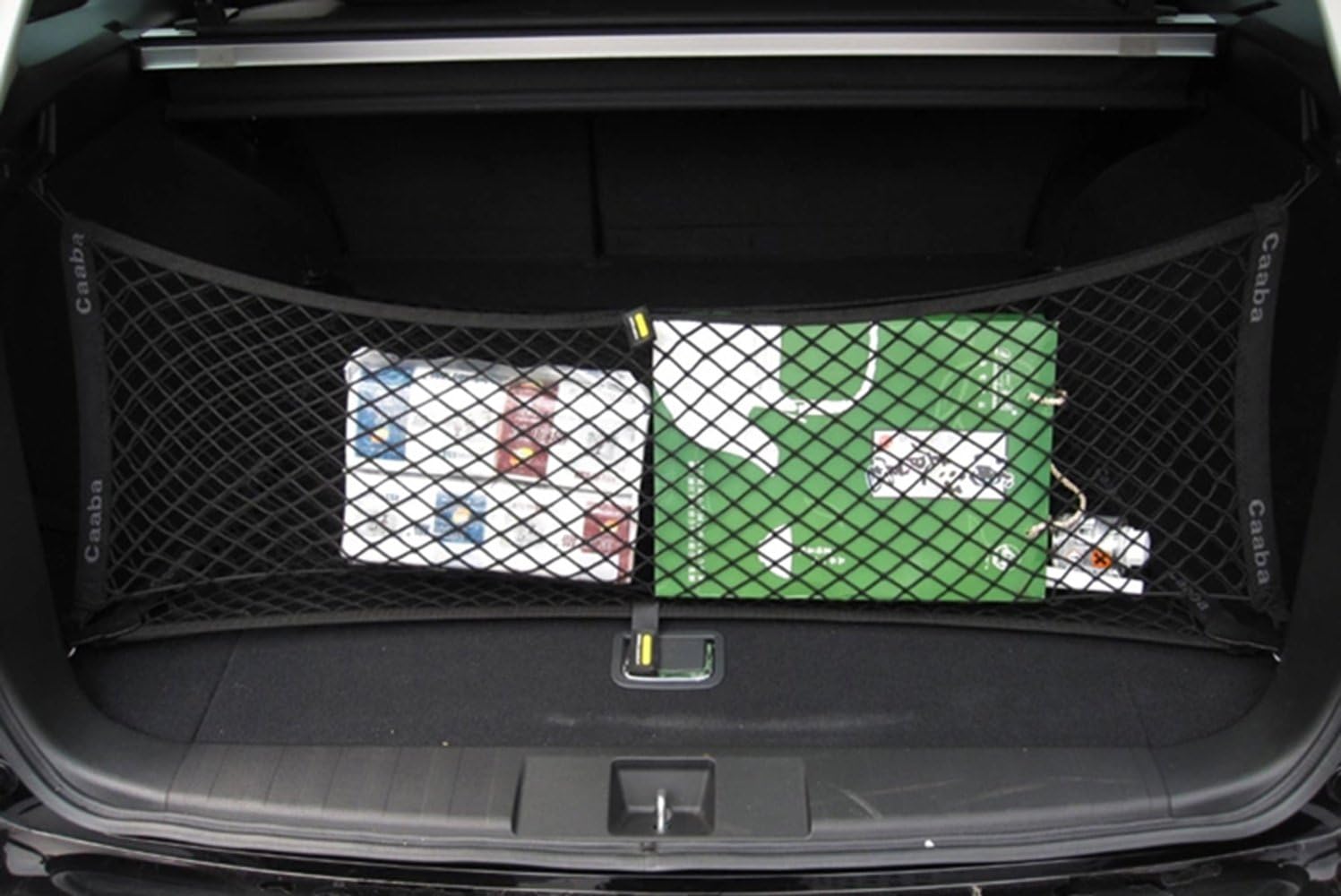PA Nylon High Elastic Envelope Style Car Cargo Net Mesh Cargo Trunk Storage Organizer 90x40cm