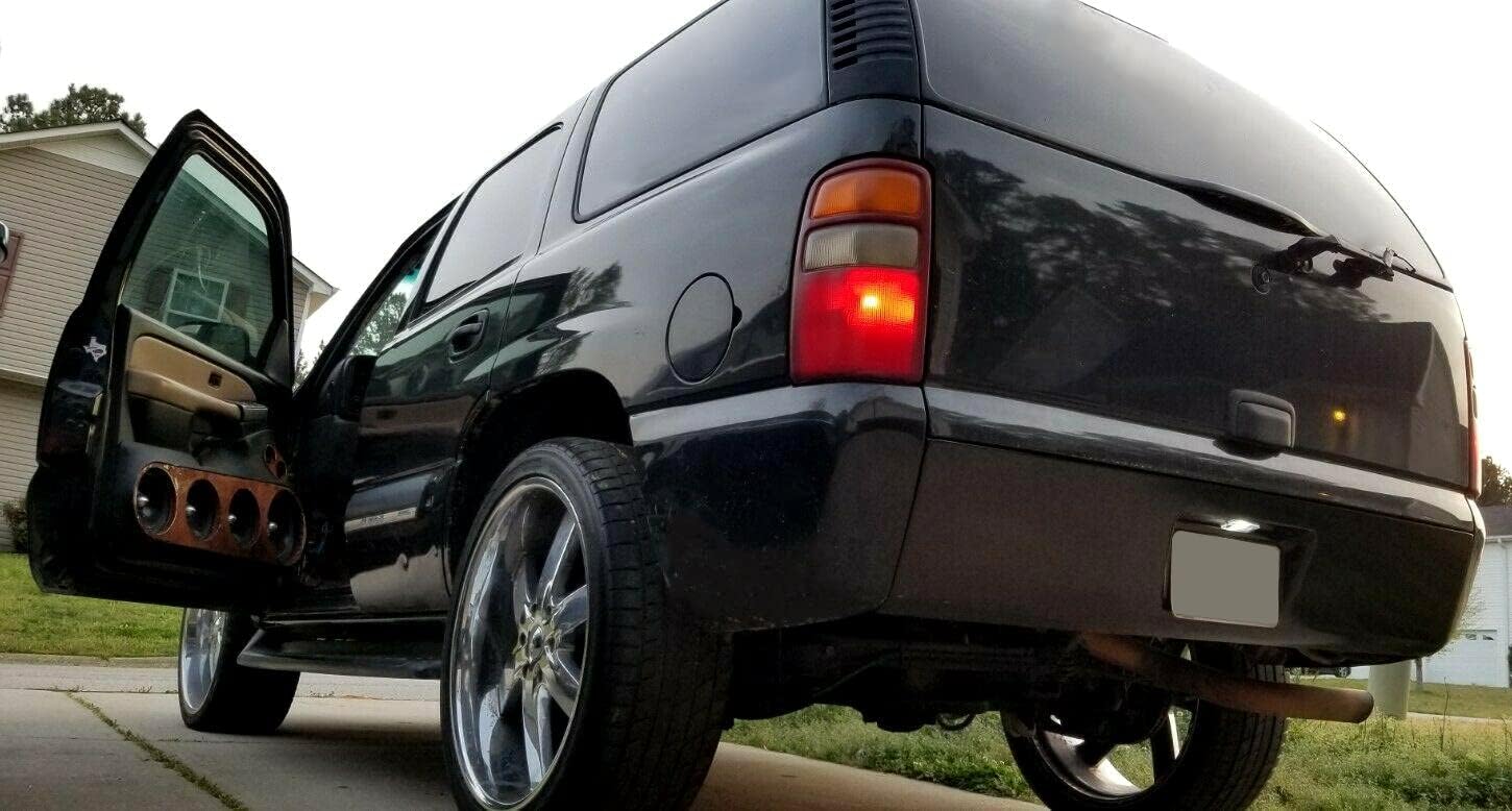 HECASA Rear Roll Pan W/LED Light Compatible with 2000-2006 Chevy Suburban/Tahoe/GMC Yukon