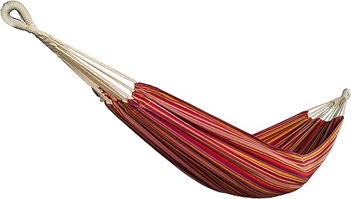 Bliss Hammocks BH-400-A Hamaca de 40 pulgadas de ancho con bucles de cuerda tejidos a mano y accesorios para colgar, al aire libre, patio, patio