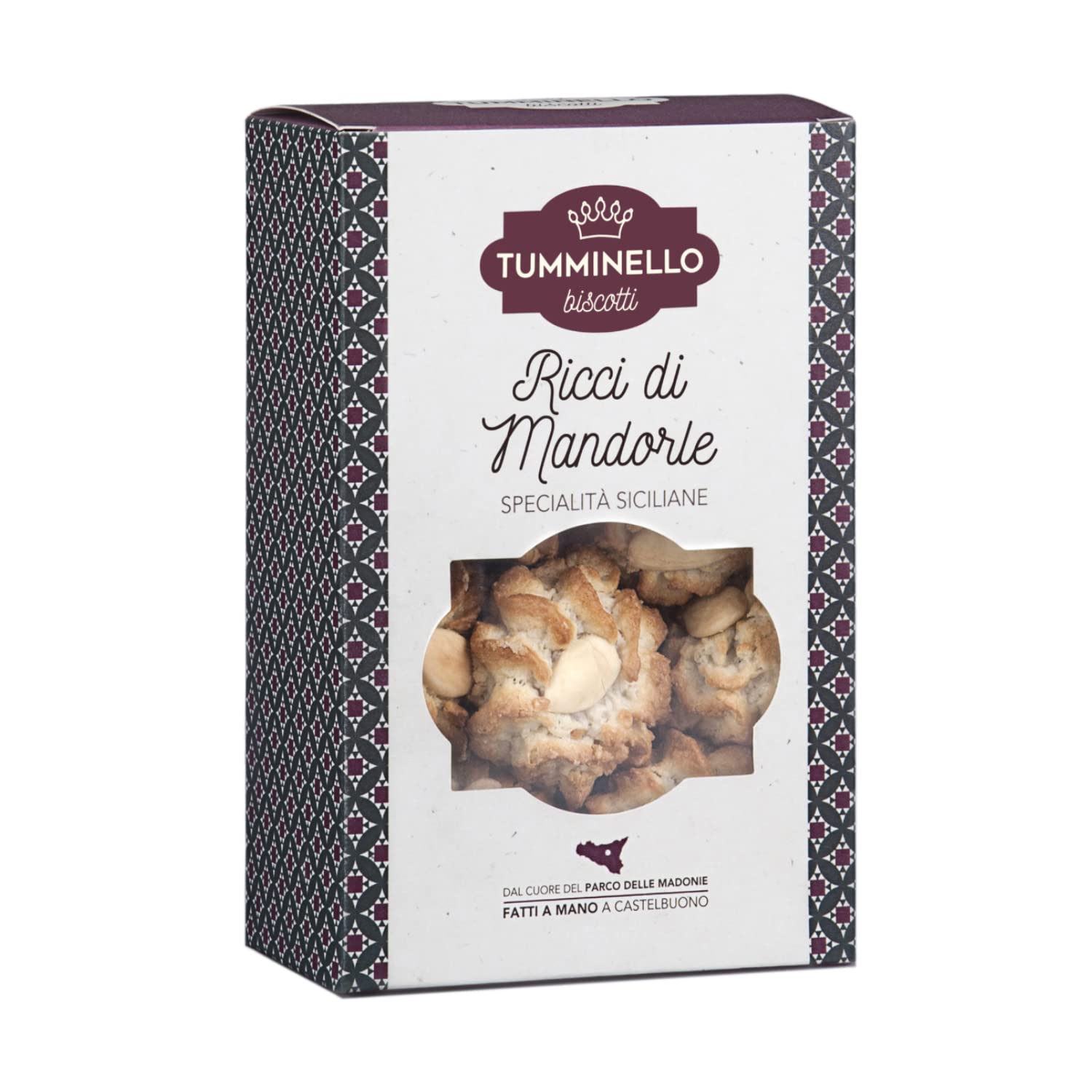 Tumminello | Ricci di Mandorle | Specialità Siciliana Dolce Mandorle | Dolci Morbidi alle Mandorle | Dolcetti Artigianali con Mandorle