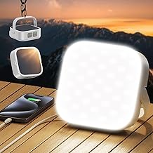 Eventek Solar Camping Lamp 4000LM, 10000mAh LED Super Bright Rechargeable Camping Light Up to 144 Hours & 4 Modes, IP65 Waterproof Rechargeable Portable Tent Lamp for Camping, Emergency