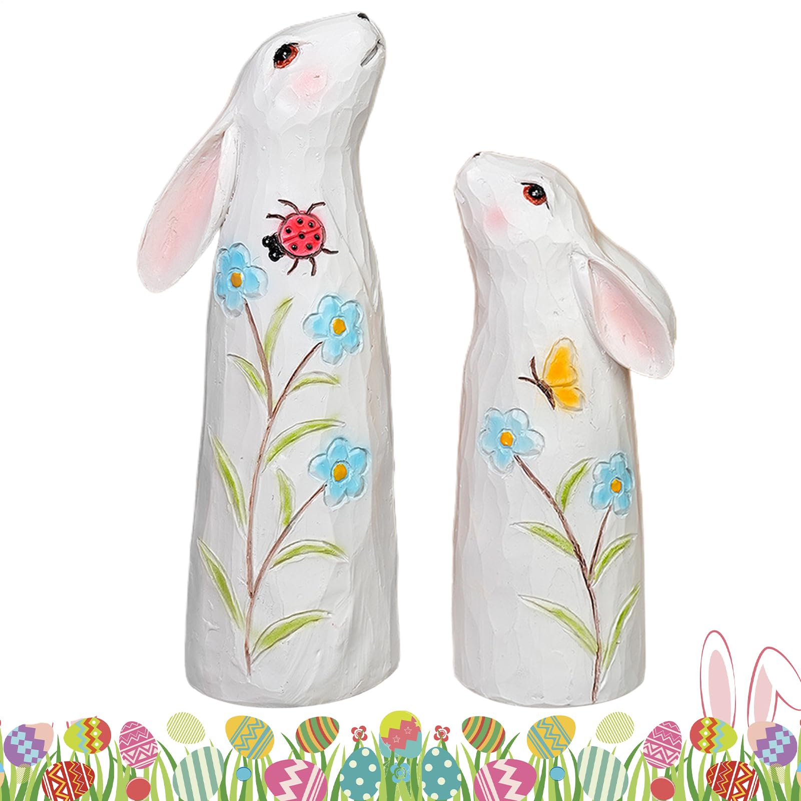 Figurines de lapin de Pâques pour embellir votre salon et terrasse printanière