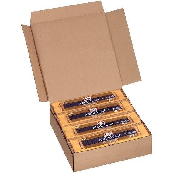 Kraft American Sliced Cheese, 5 Pound -- 4 per case.