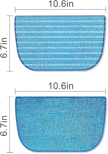 Miniatura 3 de Paquete de 6 almohadillas de microfibra para mopa de vapor de repuesto M2121, almohadilla de limpieza de agarre de suciedad