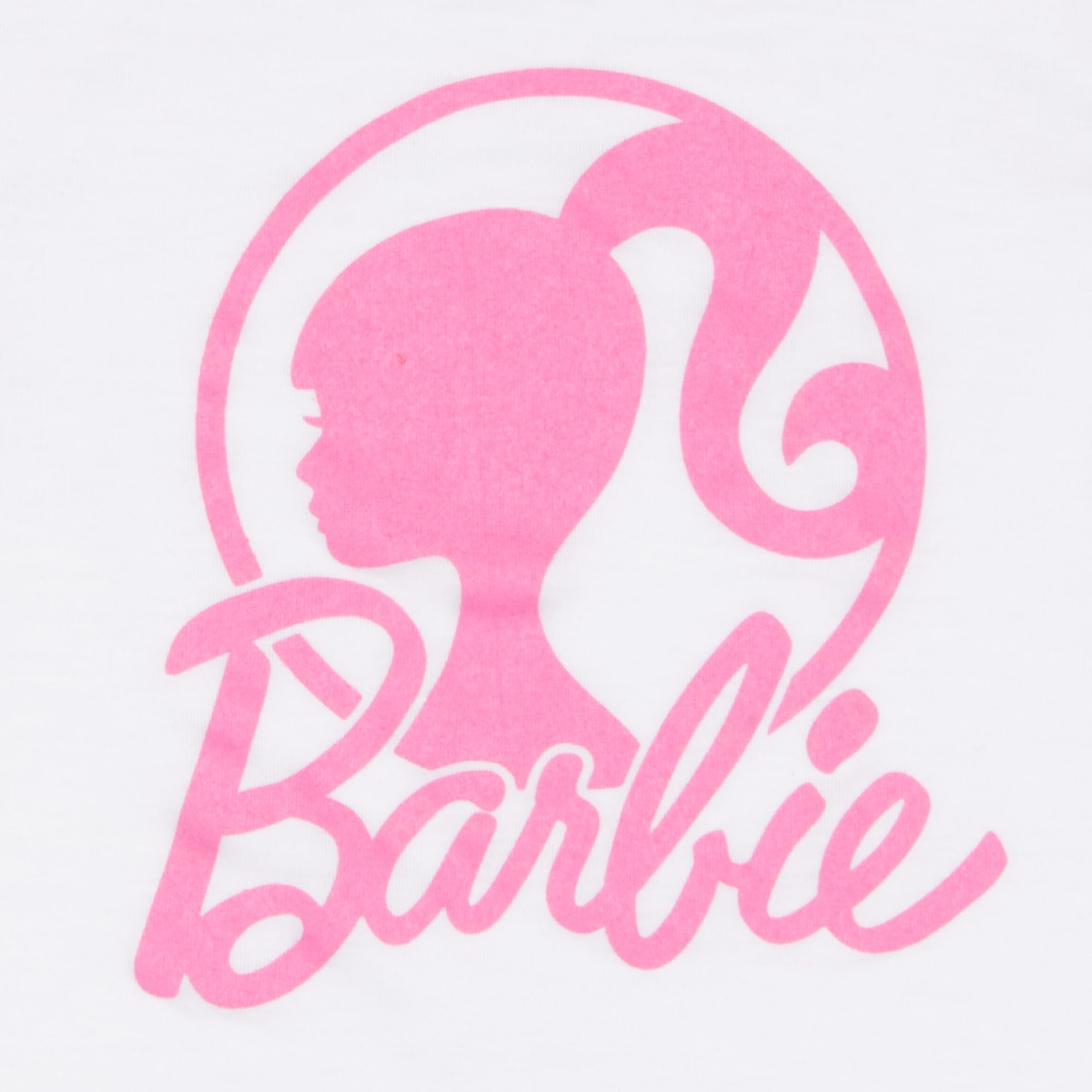 Barbie Mädchen 2-teiliges T-Shirt und Shorts Set – Logo-Grafikdruck-Design – leichte Sommer-Outfits für Kinder