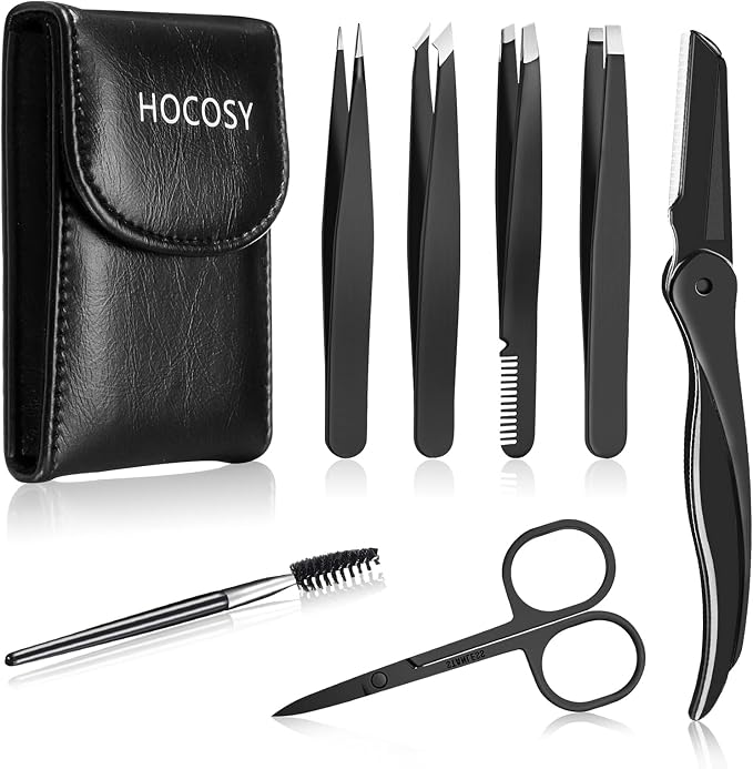Pince à Épiler, HOCOSY Kit de Sourcils(7pcs), Sourcils d’Outil — free download