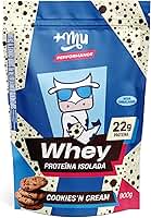 +Mu Whey Isolado Sabor Cookies 22g Proteina - Refil 900g