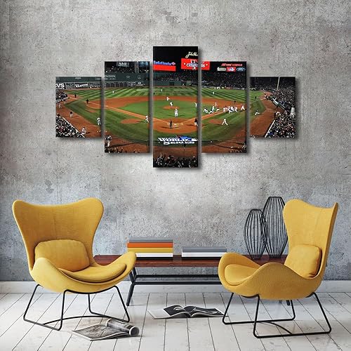Miniatura 311 de Decoración de pared, lienzo para estadio deportivo de Estados Unidos, arte de pared moderno Fenway Park en Boston, arte de pared para oficina, sala