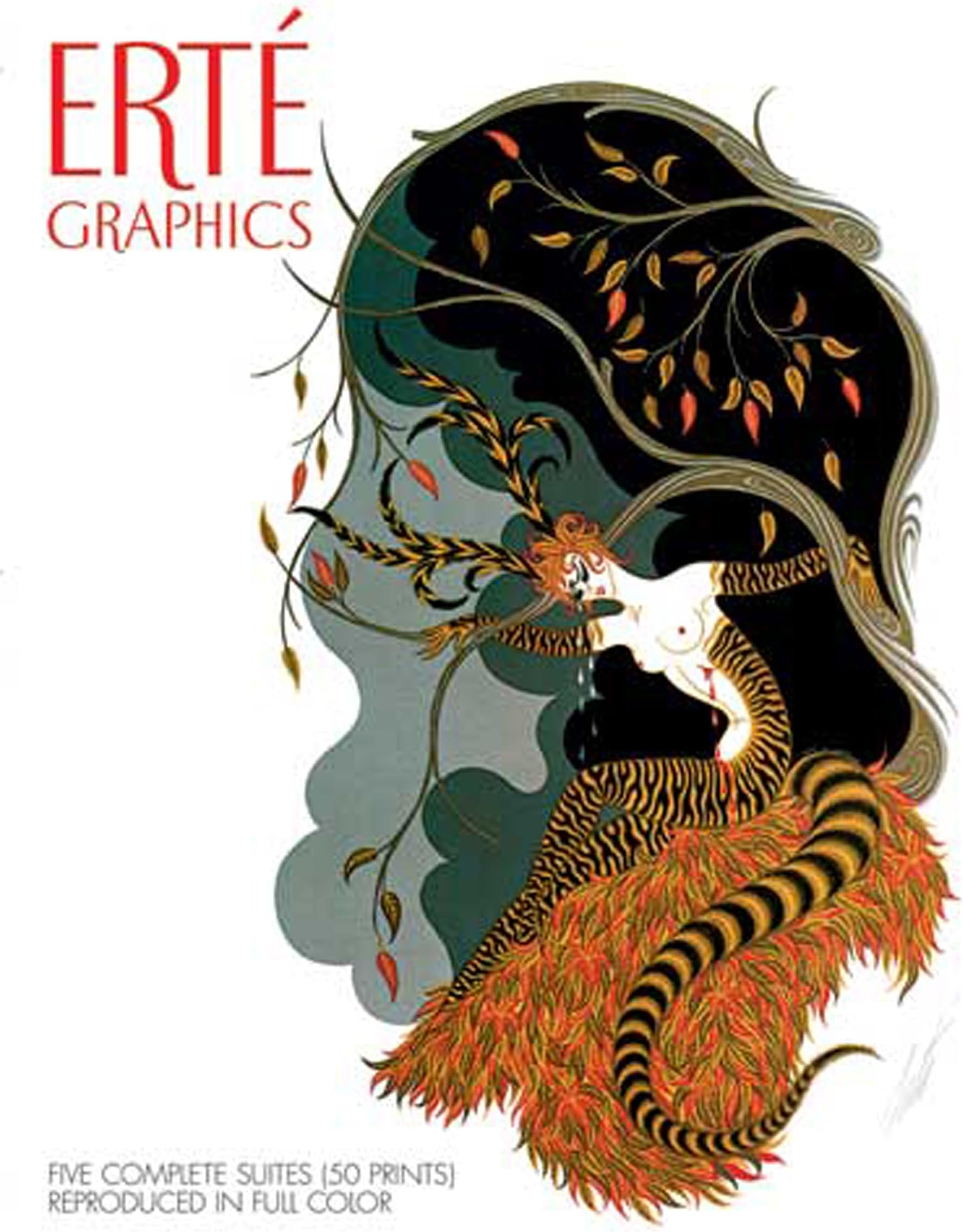 Erte Graphics: Five Complete Suites (50 Prints) Reproduced in Full Color
