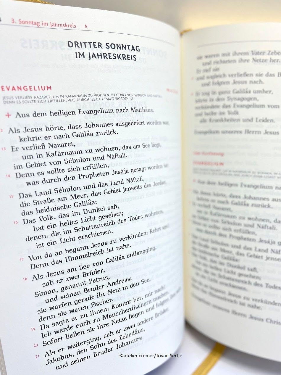 Die Feier der Heiligen Messe - Evangeliar: Ausgabe B mit 35 Bildtafeln