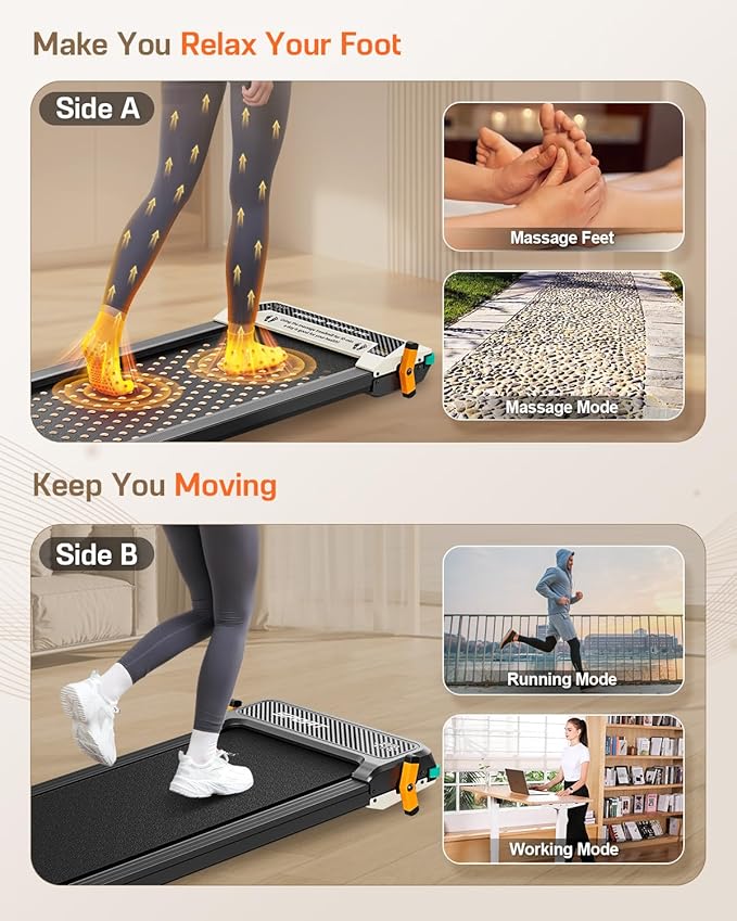 Caminadora Eléctrica Plegable 2.5 hp Negro miniatura 4