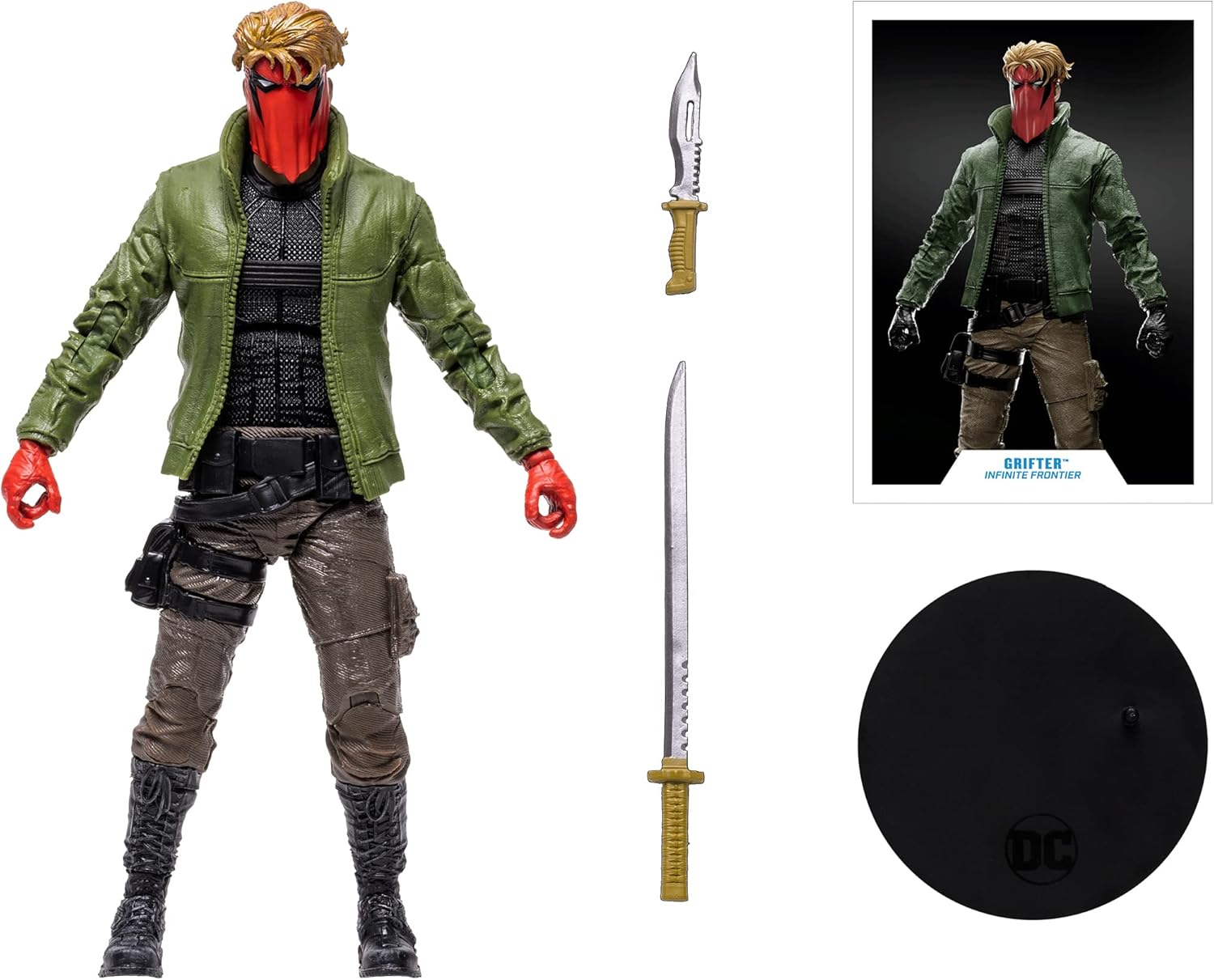 McFarlane Toys DC Multiverse Grifter Infinite Frontier 7" Action Figure with Accessories