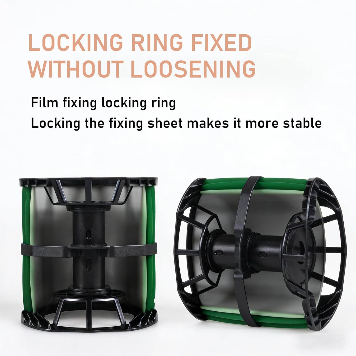 Darkroom Spiral Reel, Multi Format Film Holder Camera Processing Accessories Kit, Secure Film Fixation, Easy Assembly, for Professional Processing 4×5, 5×7, 8×10 Inch Sheet Films