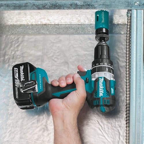 Miniatura 7 de Makita XPH12T 18V LXT Kit de taladro de martillo inalámbrico compacto sin escobillas de iones de litio de 12"