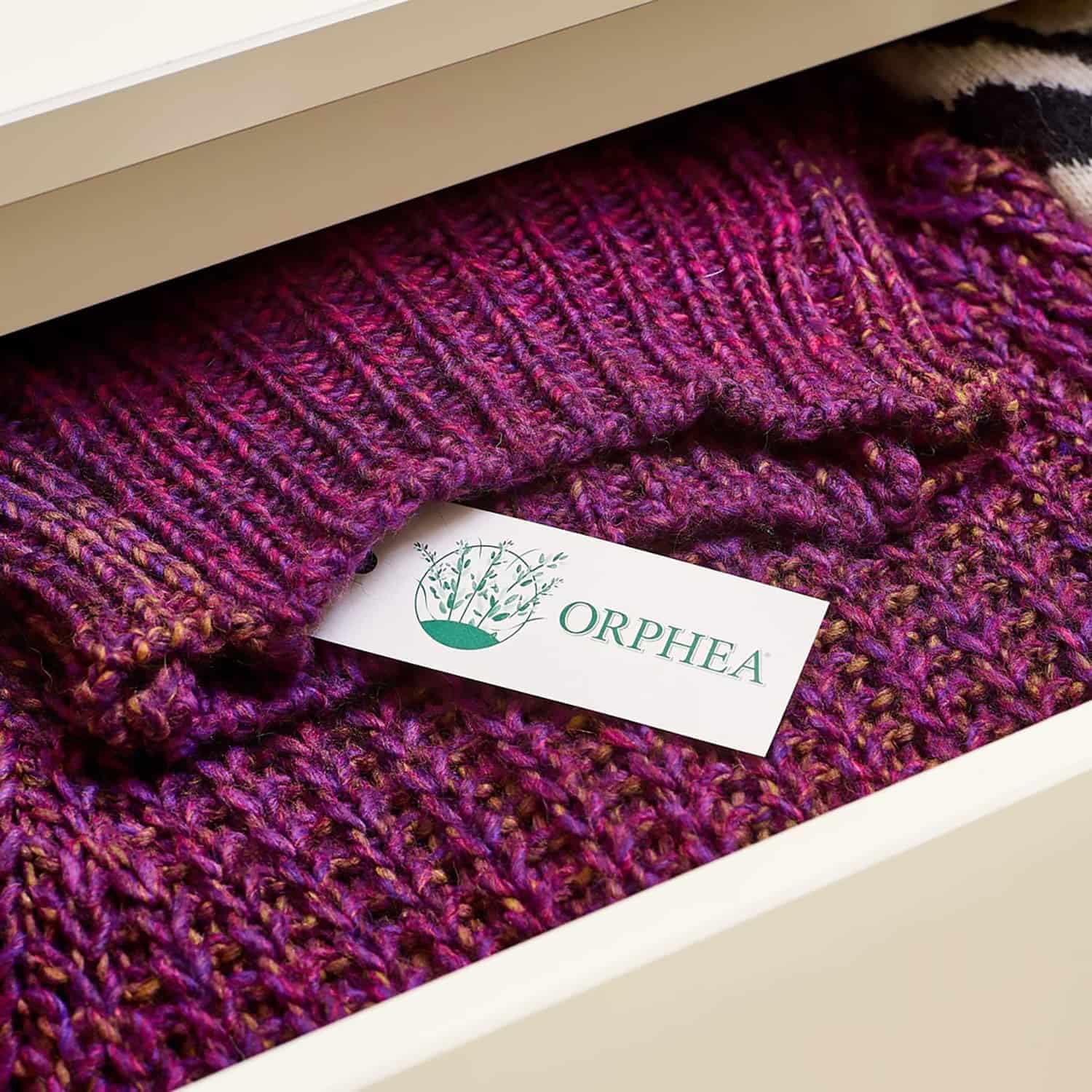 Orphea Salvalana, Foglietti Emanatori per Cassetti e Armadi, per Lana e Vestiti Tutta la Stagione, Profumo Lavanda, Confezione da 6 Pezzi