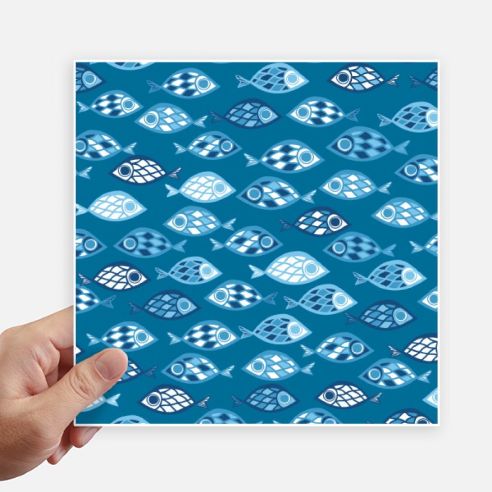 Peces abstractos adhesivos de 20cm para renovar paredes aburridas y maletas rayadas fácilmente