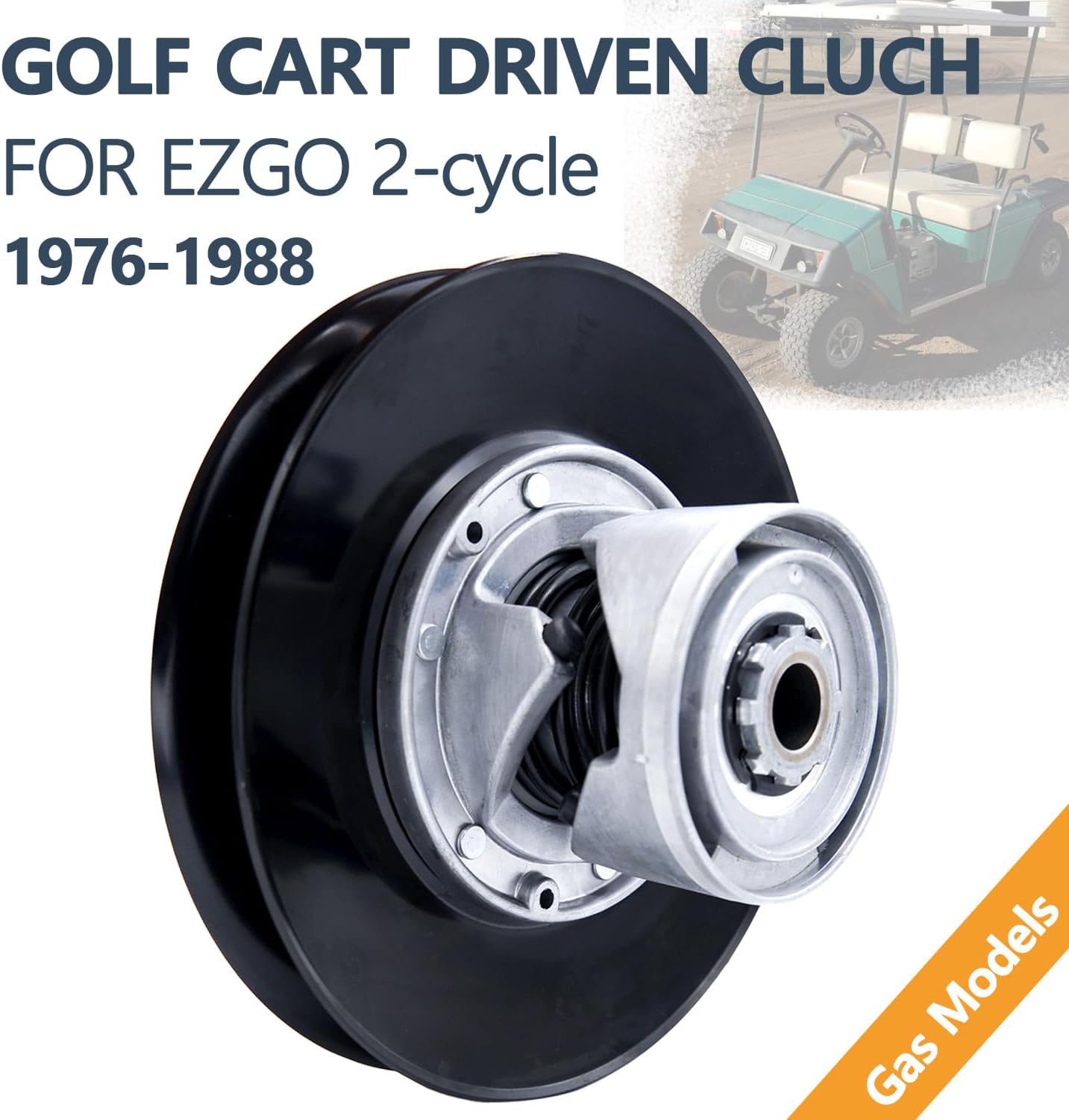 EZGO Driven Clutch 1976-1988 2-Cycle Gas Marathon Golf Cart，23191-G1,14694-G1, 15499-G1