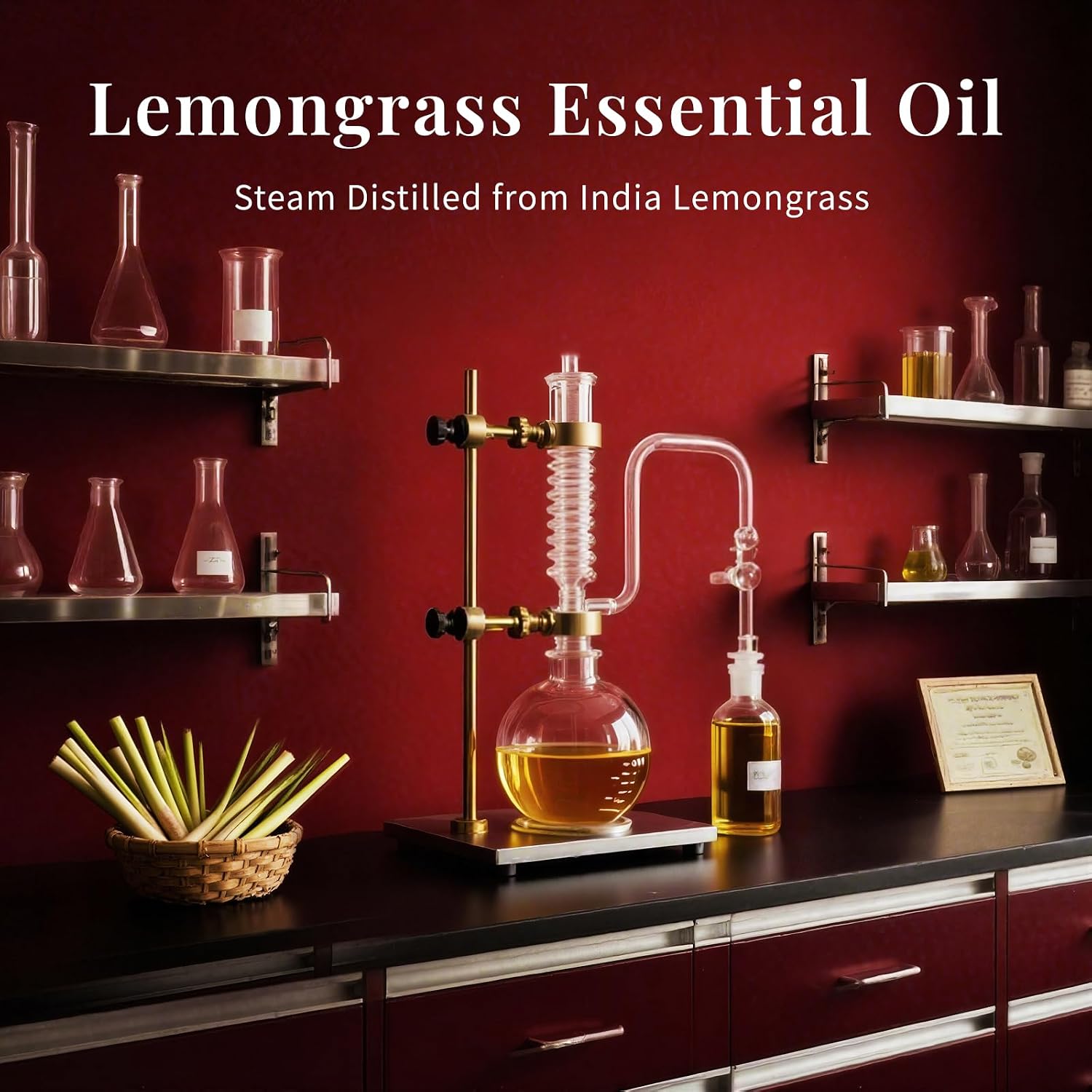 SU JUABA Lemongrass Essential Oil for Protection, DIY & Skin, Diffuser image 5